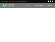 Tablet Screenshot of medianeingenierie.com